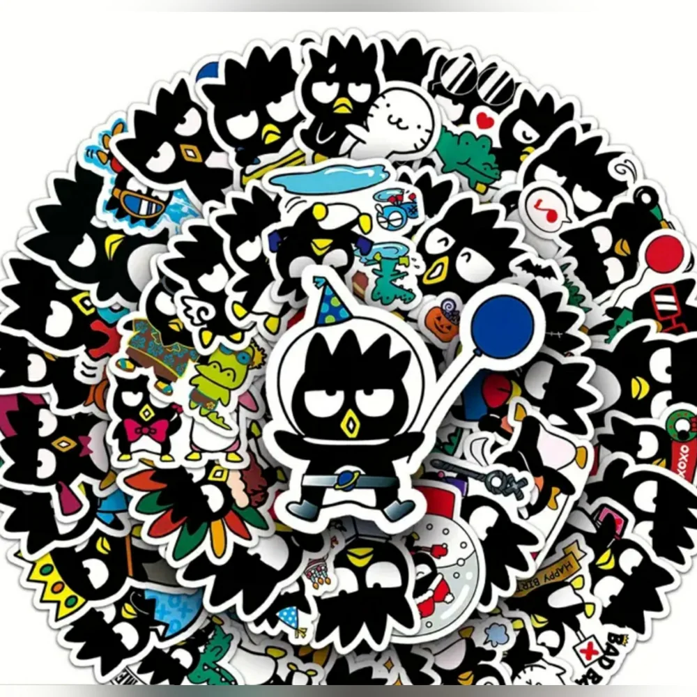 50 stickers Badtz-Maru (hello kitty and friends) random stickers - Picture 2 of 3